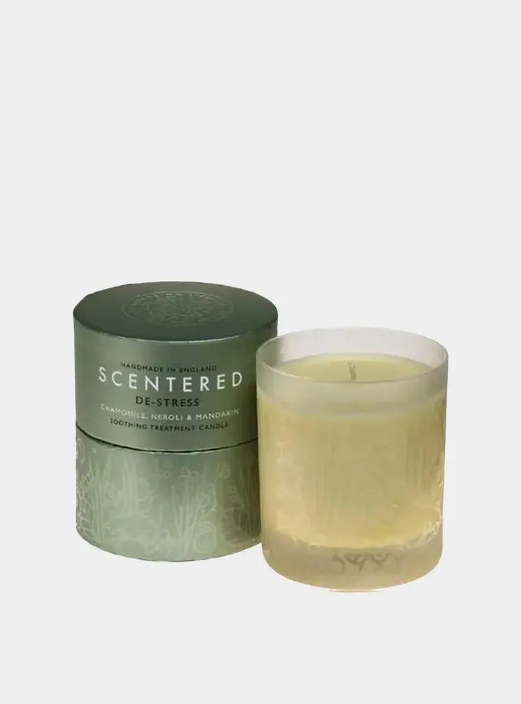 De-Stress Aromatherapy Candle Scentered