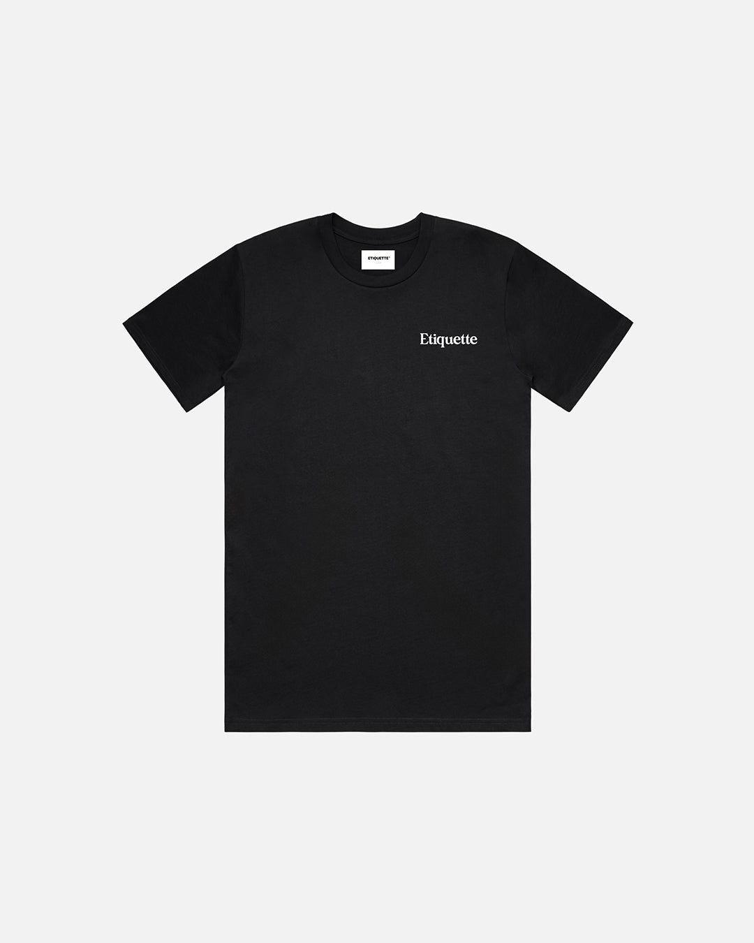 Pure Organic Cotton Classic Tee - Black Etiquette