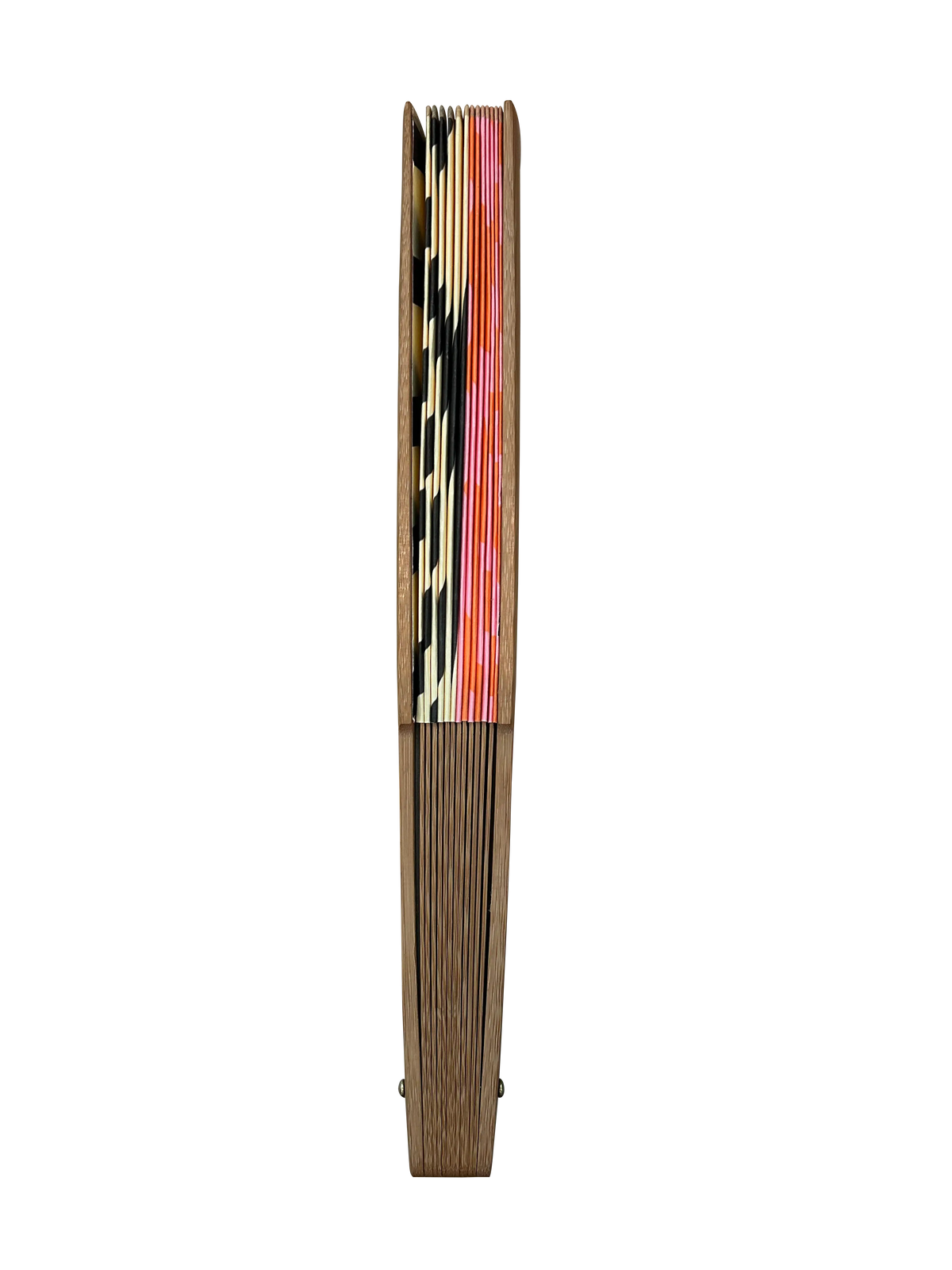 Deconstructed Hand Held Fan in Bamboo Casa Rolio