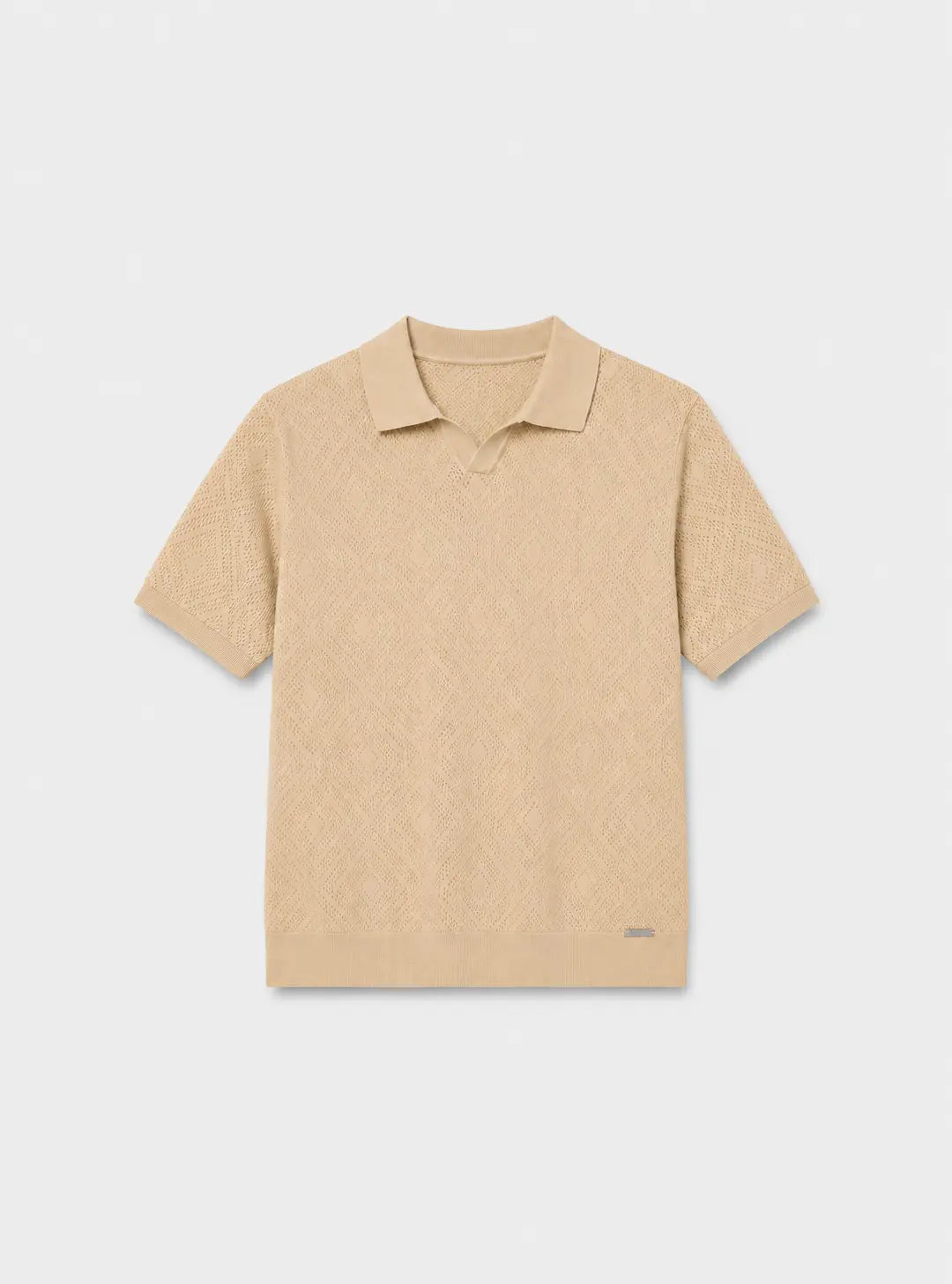 Dedham Knit Polo Stone Duck and Cover