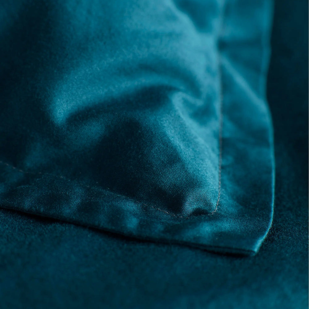 Deep Teal Super Soft 100% Cotton Duvet Cover The Secret Linen Store