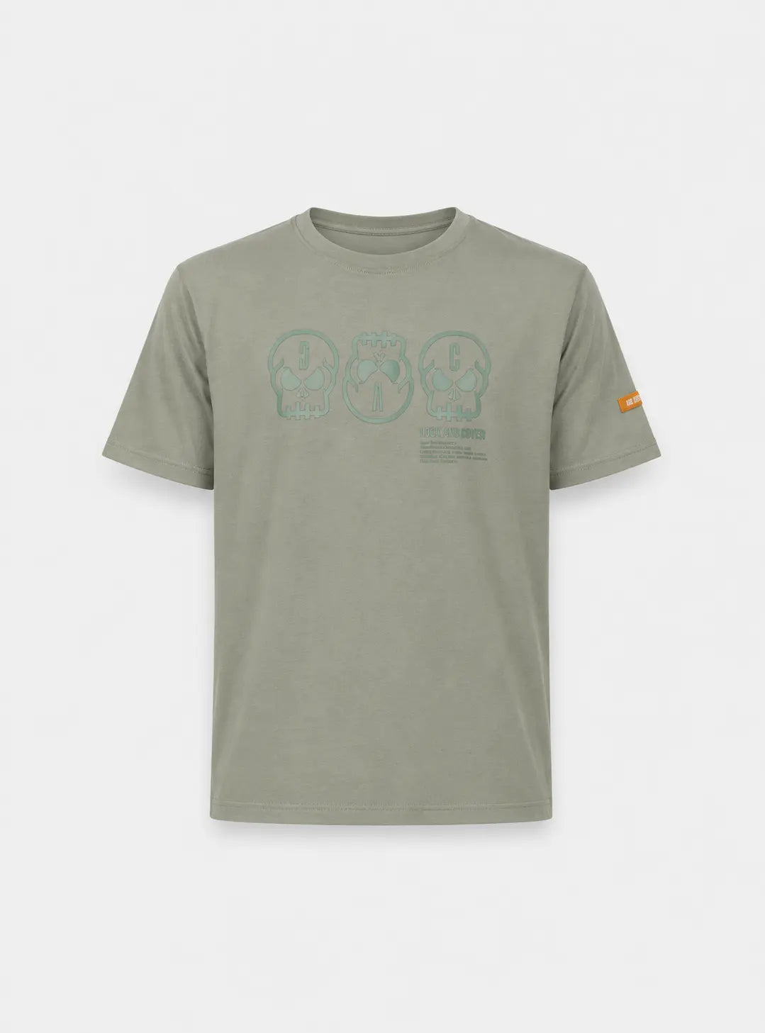 Deltamans T-Shirt Dark Olive Duck and Cover