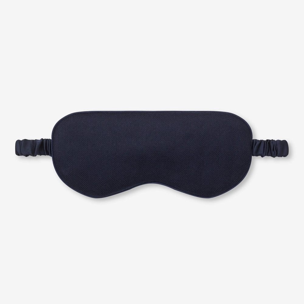 Derek Rose Eye Mask Duke Cashmere Navy Derek Rose
