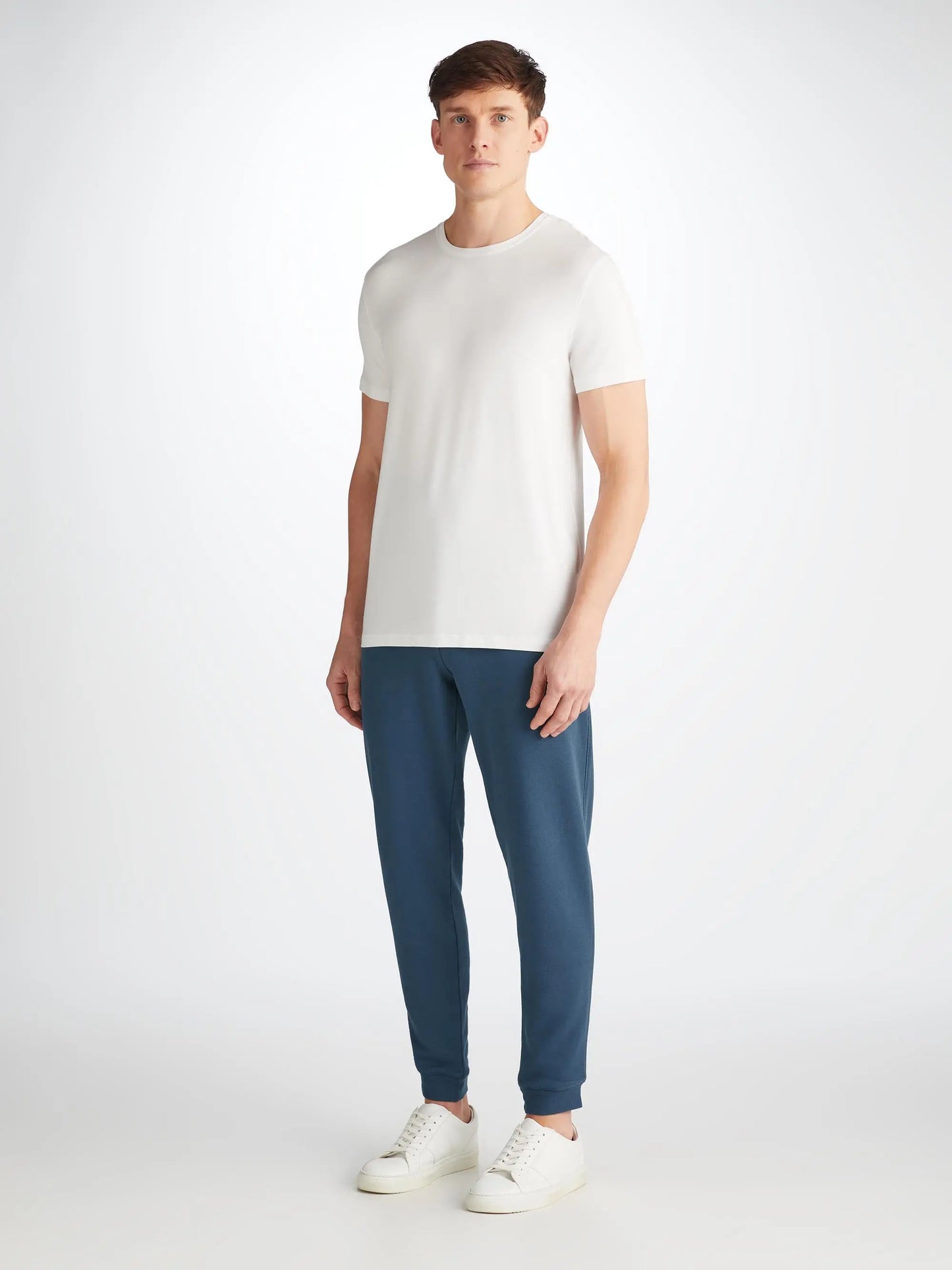 Derek Rose Men's Sweatpants Quinn Cotton Modal Denim Derek Rose
