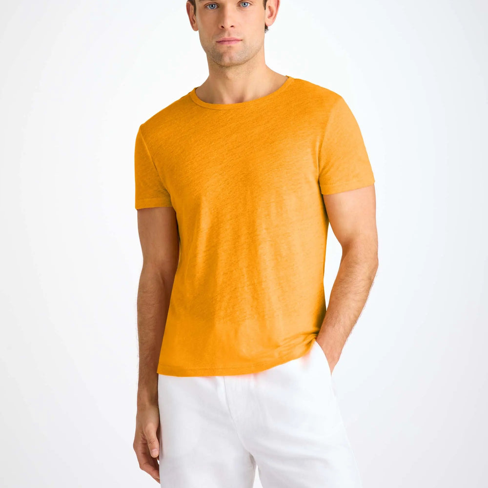 Derek Rose Men's T-Shirt Jordan Linen Tangerine Derek Rose