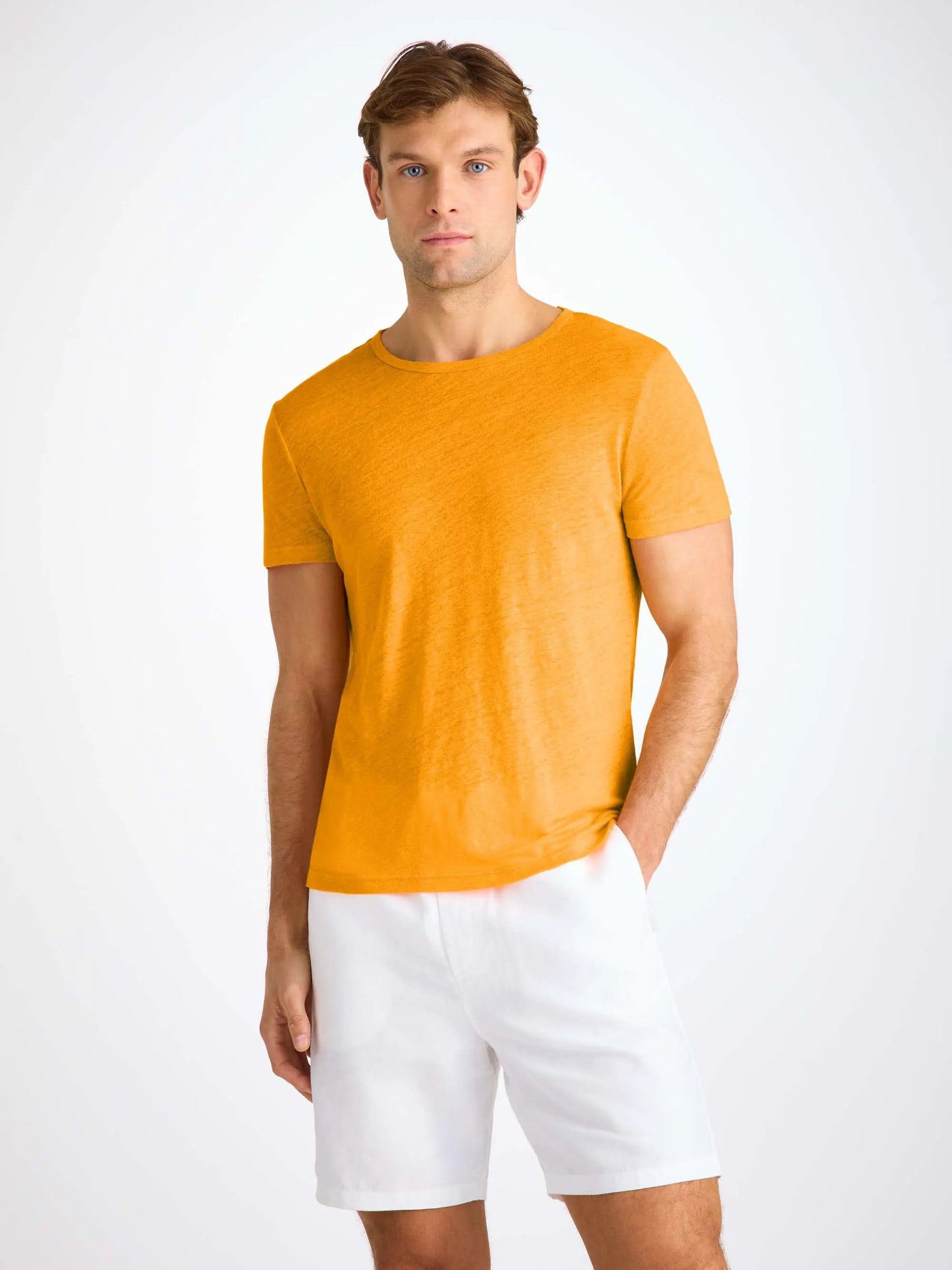 Derek Rose Men's T-Shirt Jordan Linen Tangerine Derek Rose