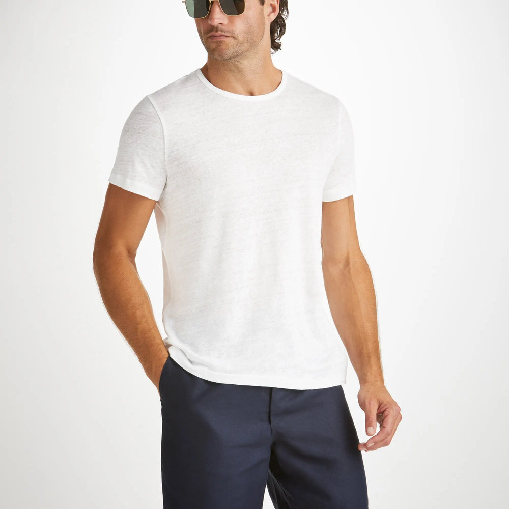 Derek Rose Men's T-Shirt Jordan Linen White Derek Rose