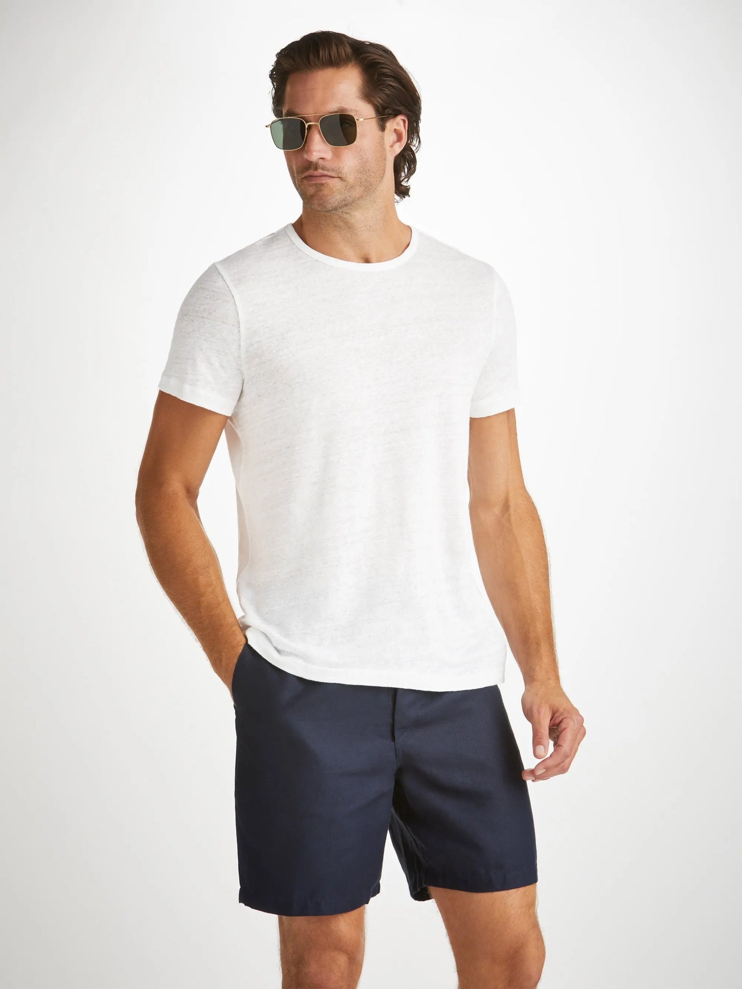 Derek Rose Men's T-Shirt Jordan Linen White Derek Rose