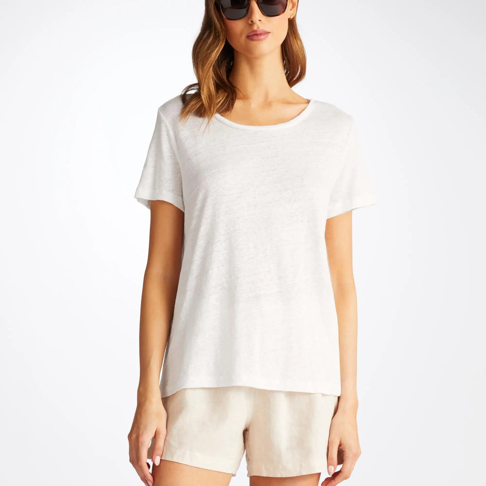 Derek Rose Women's T-Shirt Jordan Linen White Derek Rose