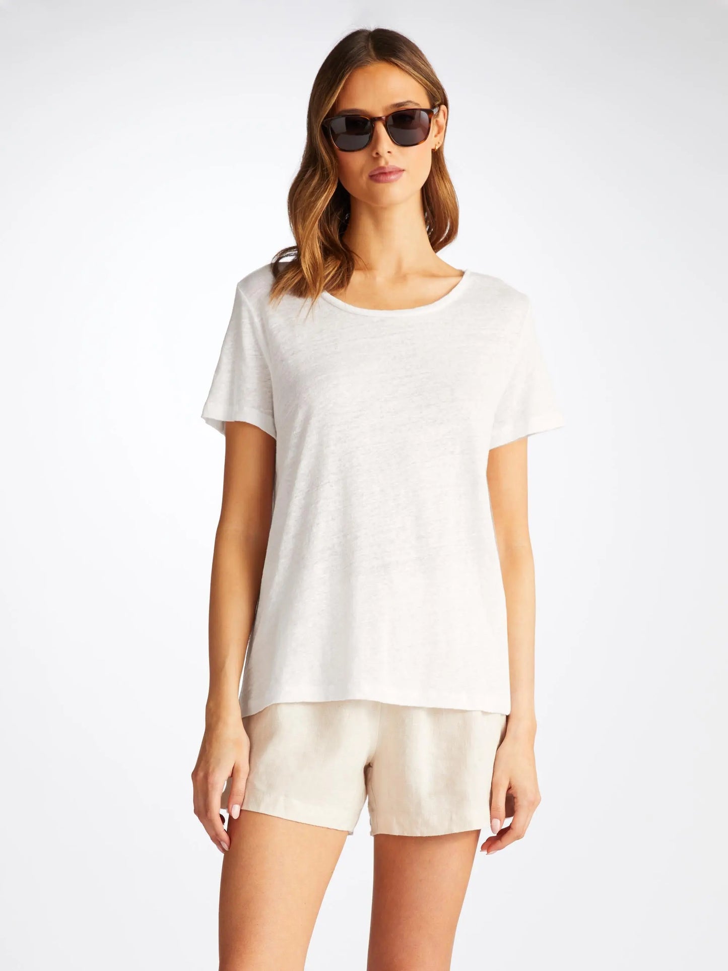 Derek Rose Women's T-Shirt Jordan Linen White Derek Rose