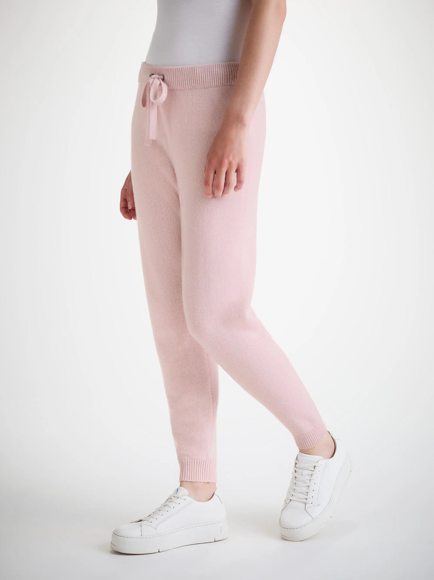 Derek Rose Women's Track Pants Daphne Cashmere Ice Pink Derek Rose