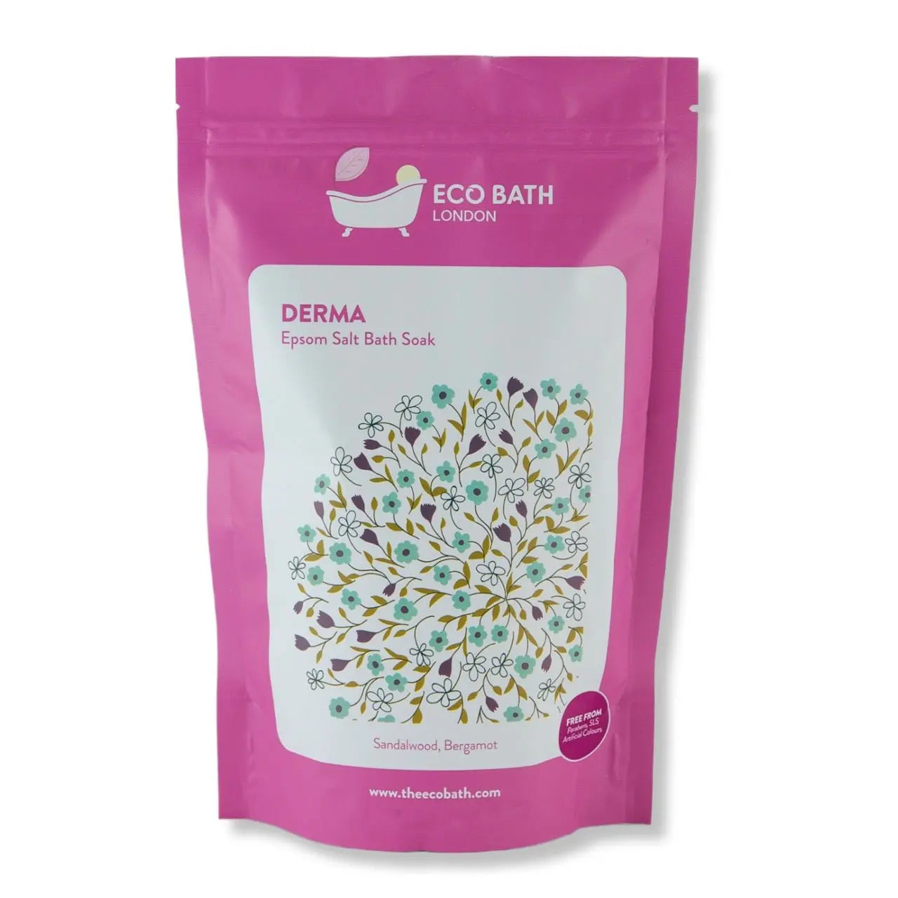 Derma Epsom Salt Bath Soak - Pouch | 500g & 1000g Eco Bath London