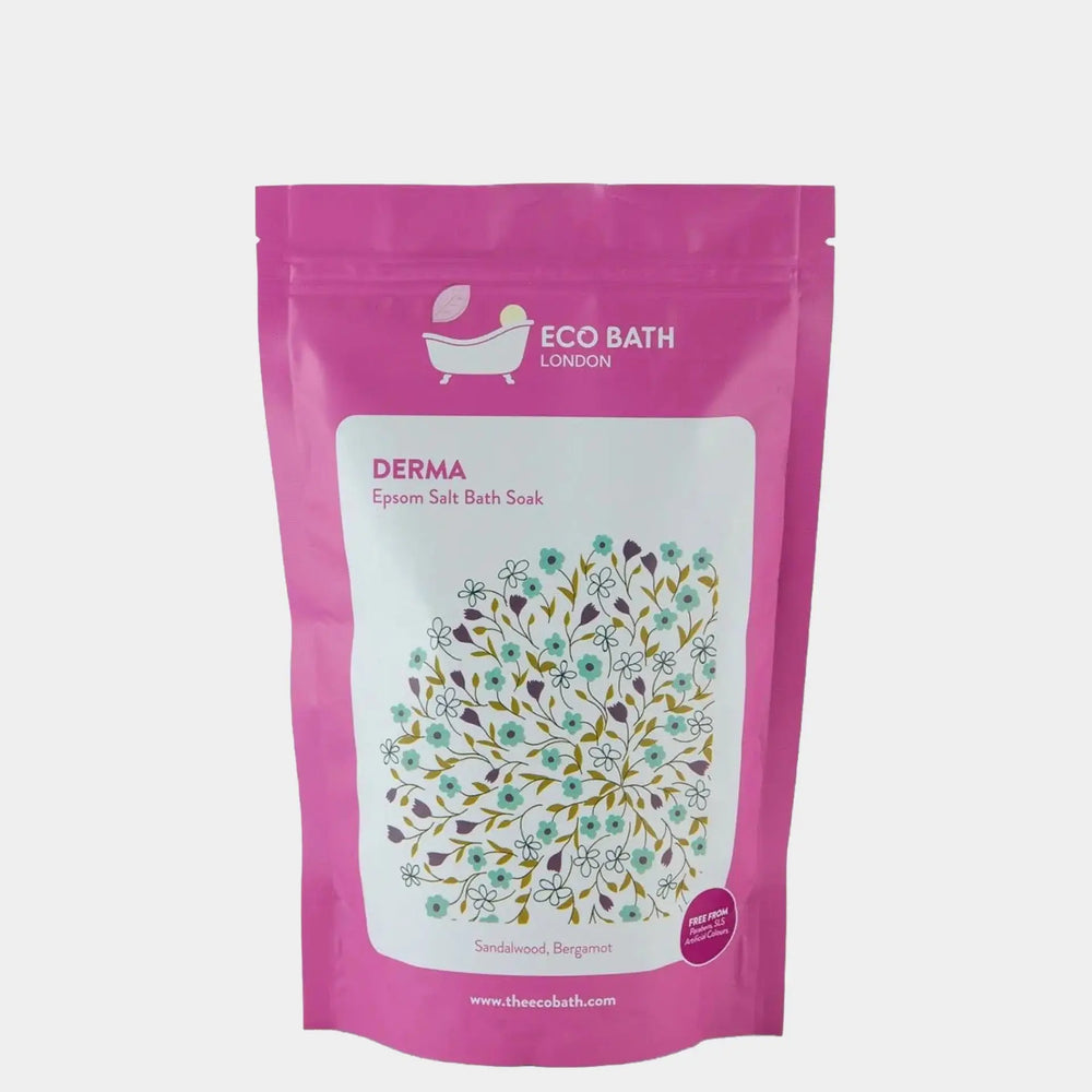 Derma Epsom Salt Bath Soak - Pouch | 500g & 1000g Eco Bath London