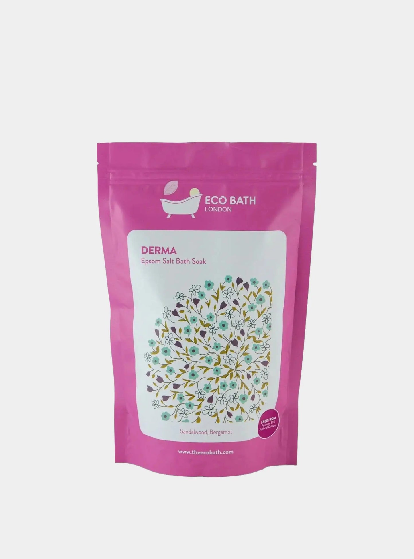 Derma Epsom Salt Bath Soak - Pouch | 500g & 1000g Eco Bath London