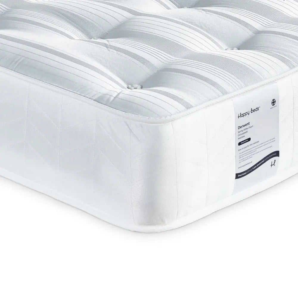 Derwent Open Coil Spring Reflex Foam Orthopaedic Mattress Happy Beds