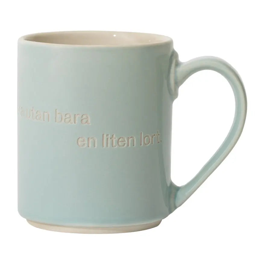 Design House Stockholm Astrid Lindgren Mug. Annars €r Man Ingen MŠnniska Svensk Text Design House Stockholm