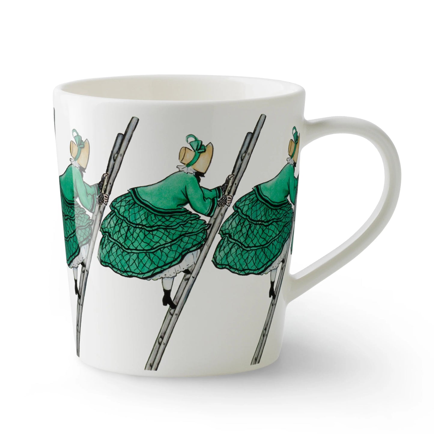 Design House Stockholm Aunt Green Mug With Handle 40 Cl Design House Stockholm