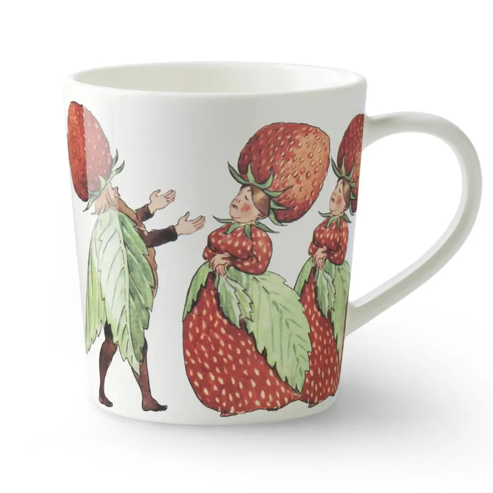Design House Stockholm The Strawberry Family Mug With Handle 40 Cl Design House Stockholm
