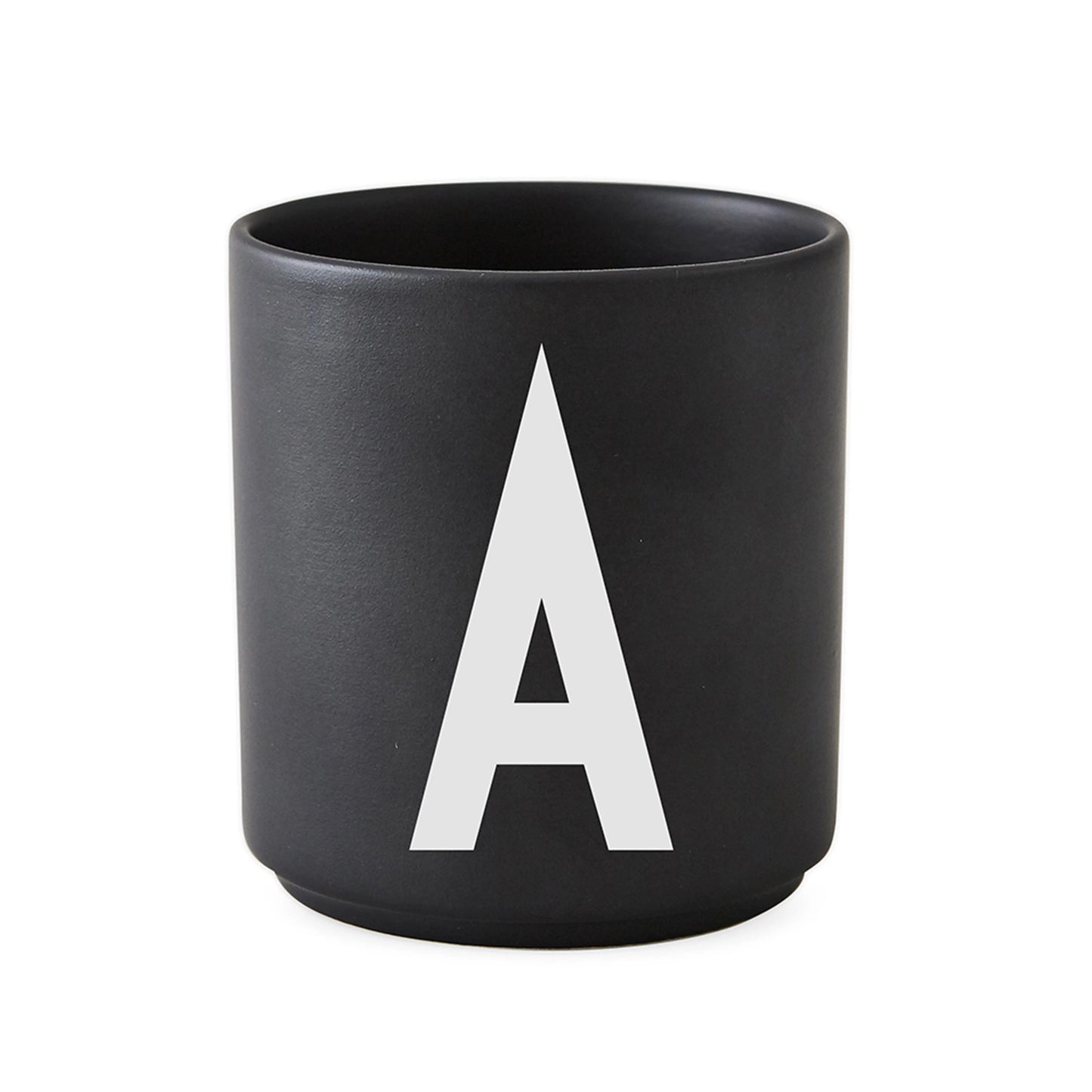 Design Letters Design Letters Cup Black A Design Letters