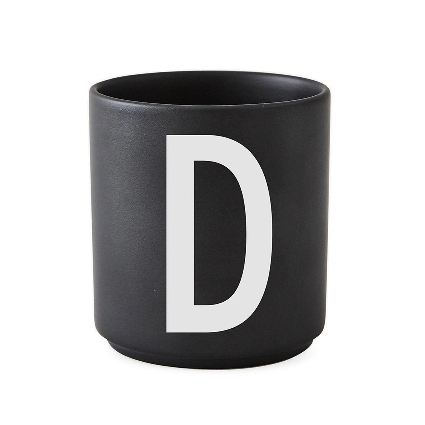 Design Letters Design Letters Cup Black D Design Letters