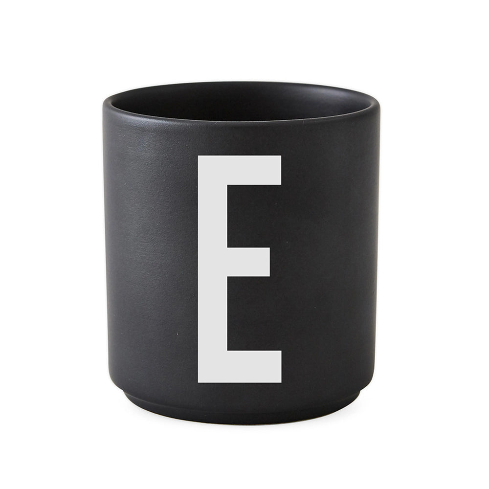 Design Letters Design Letters Cup Black E Design Letters