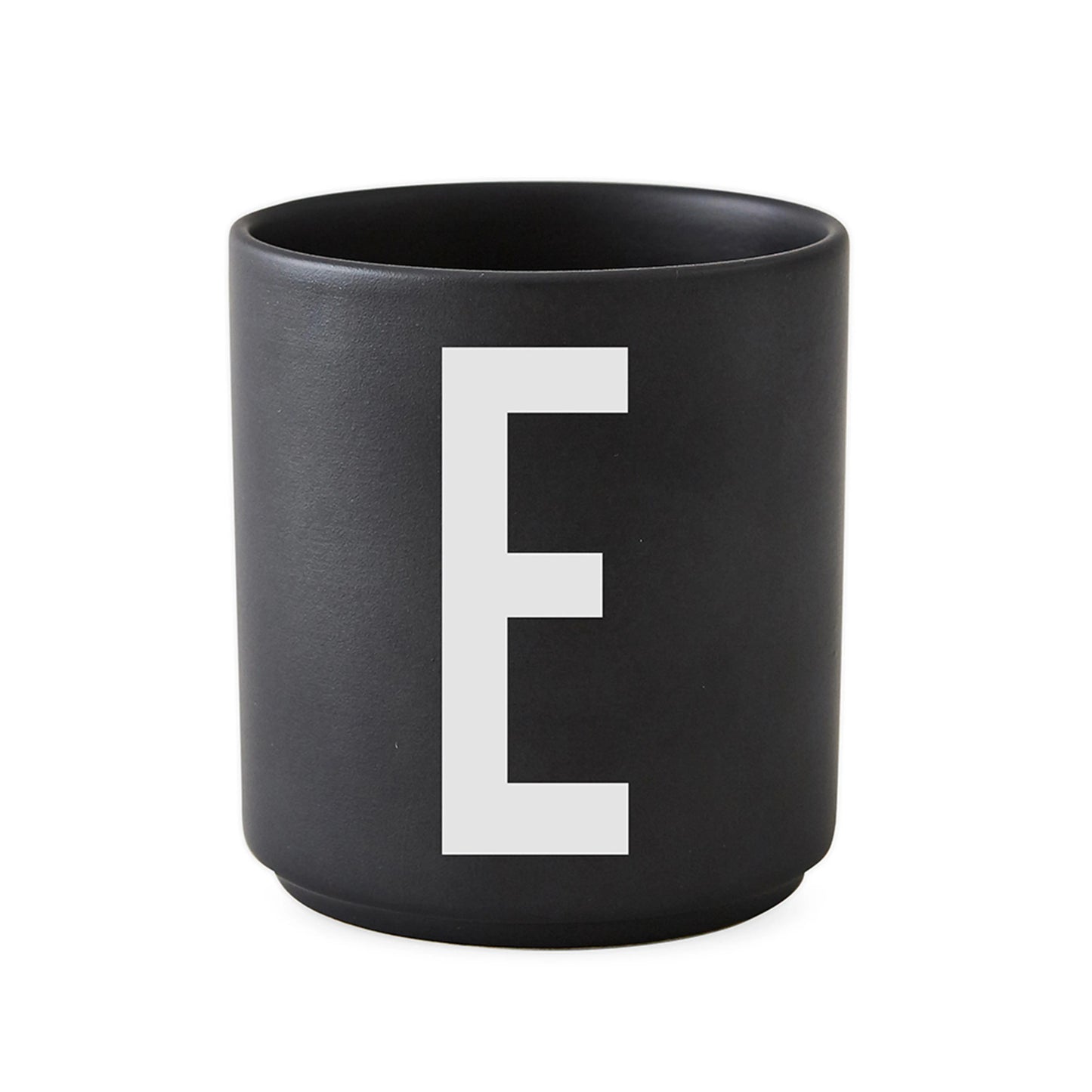 Design Letters Design Letters Cup Black E Design Letters