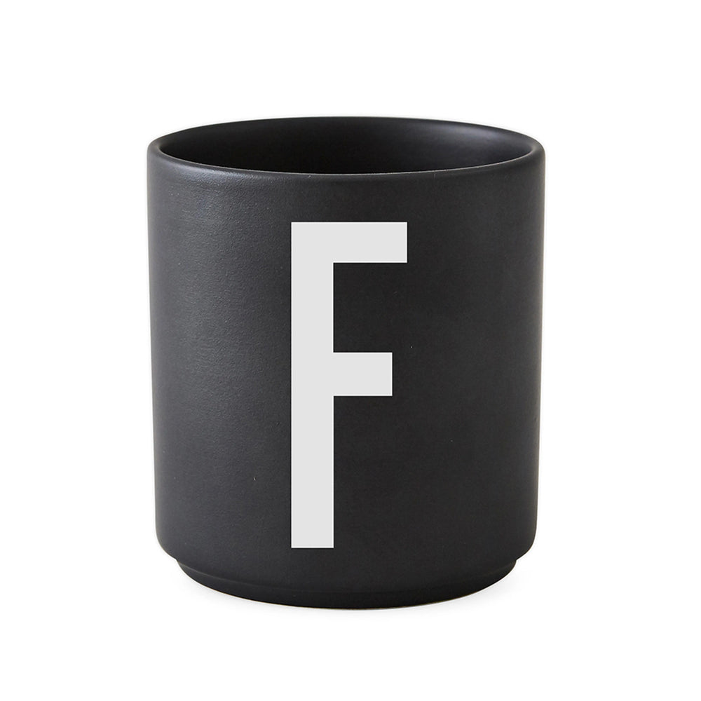 Design Letters Design Letters Cup Black F Design Letters