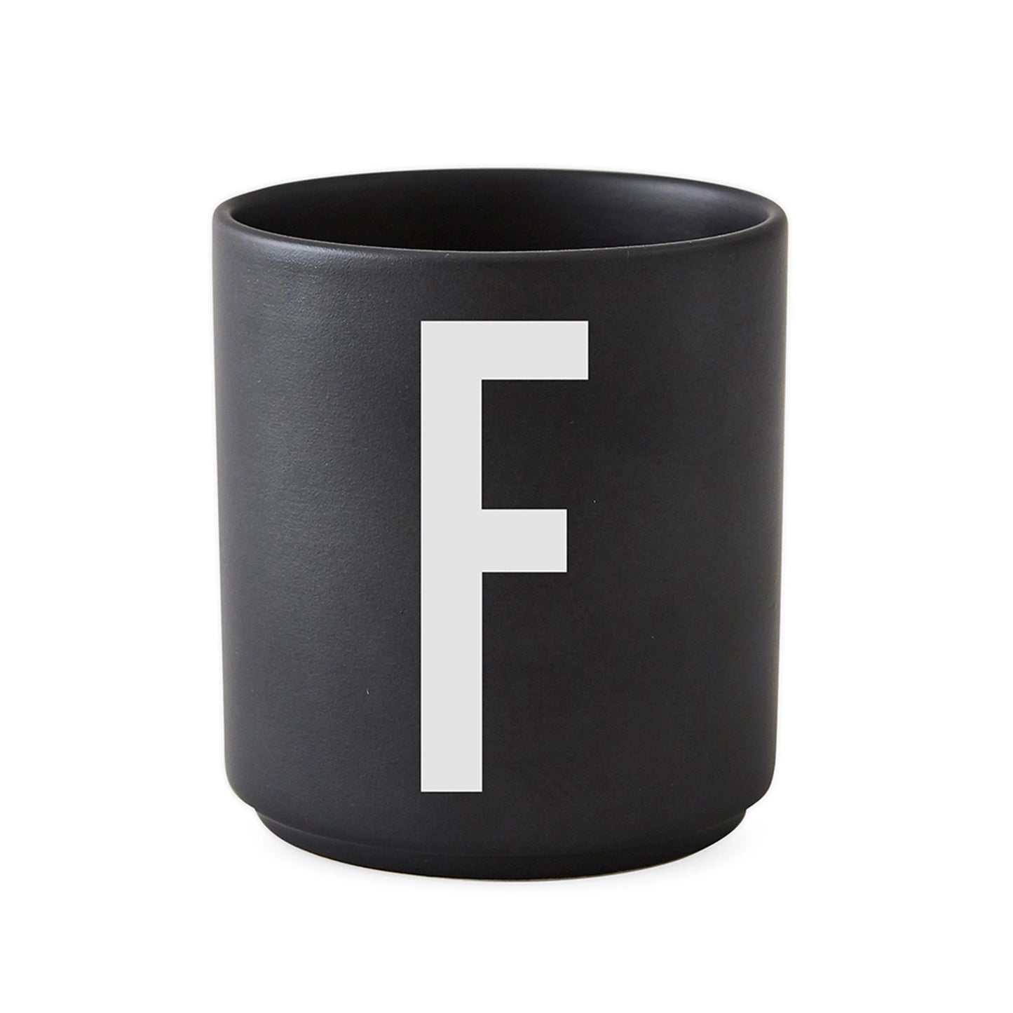 Design Letters Design Letters Cup Black F Design Letters