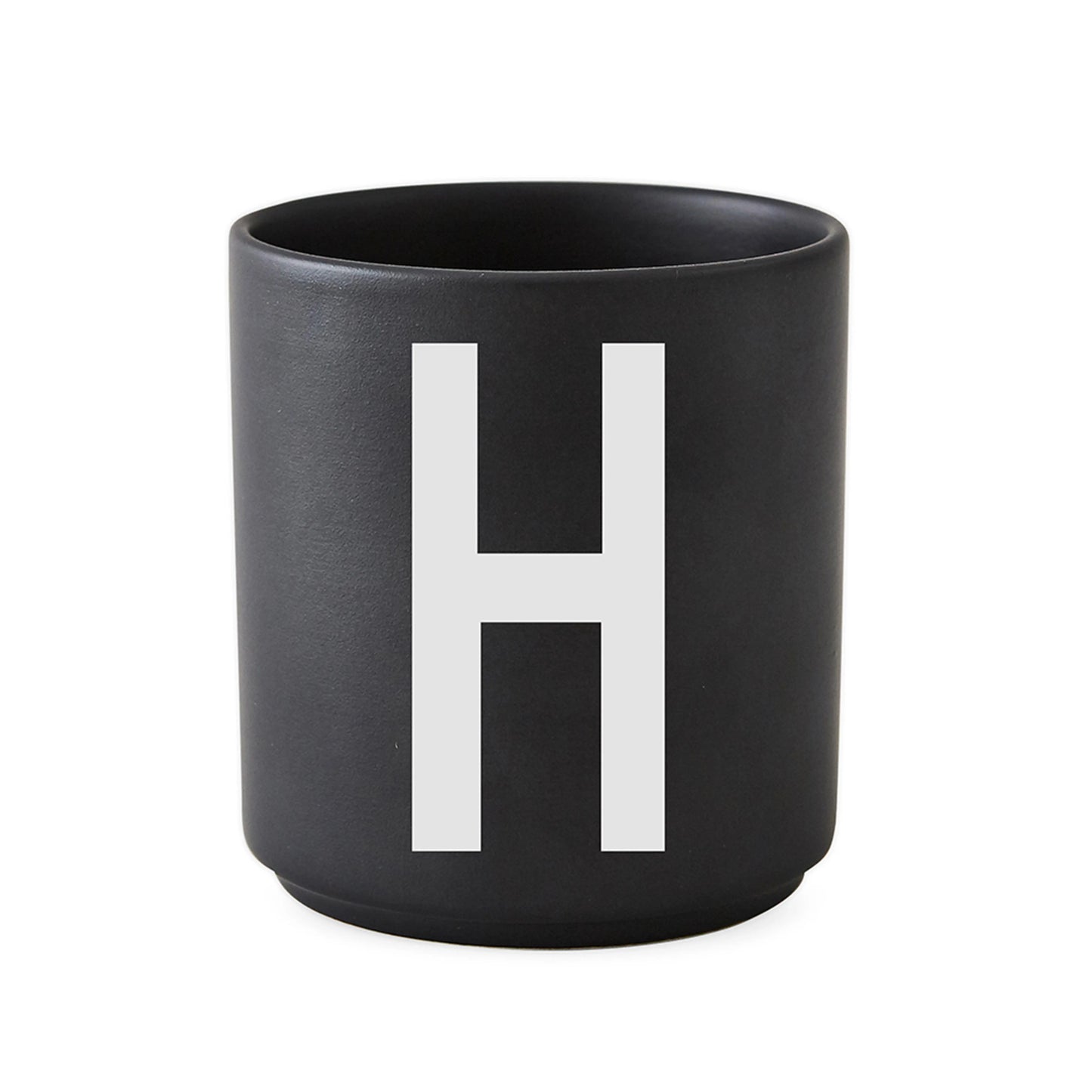 Design Letters Design Letters Cup Black H Design Letters