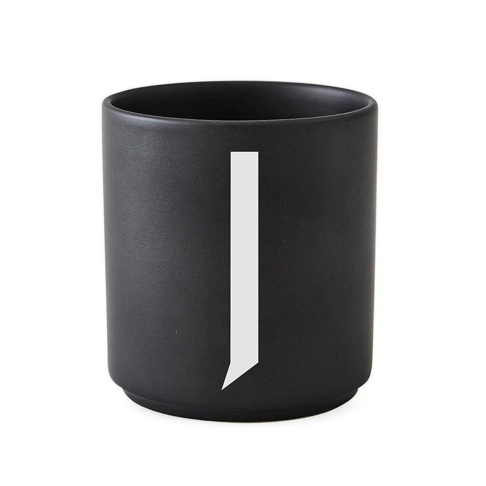 Design Letters Design Letters Cup Black J Design Letters
