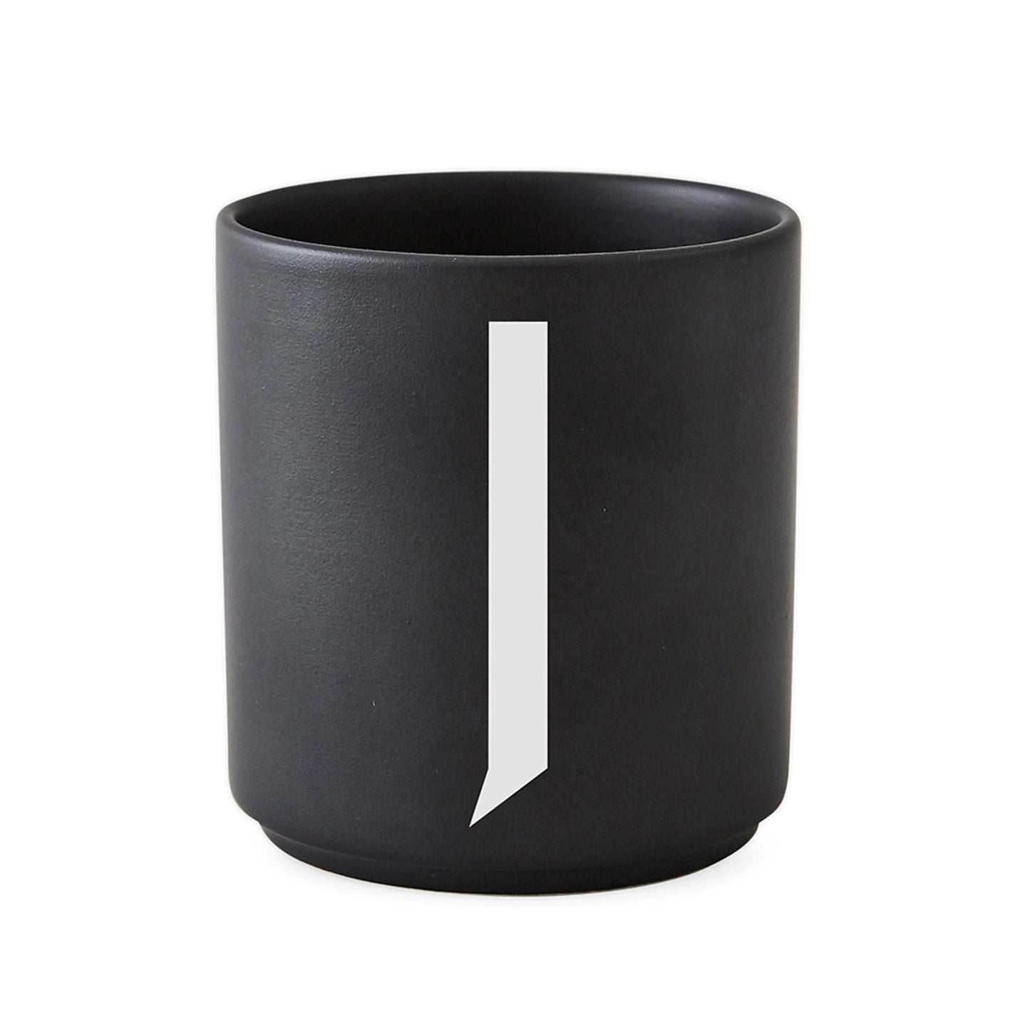 Design Letters Design Letters Cup Black J Design Letters