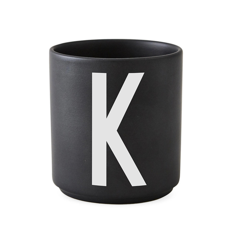 Design Letters Design Letters Cup Black K Design Letters