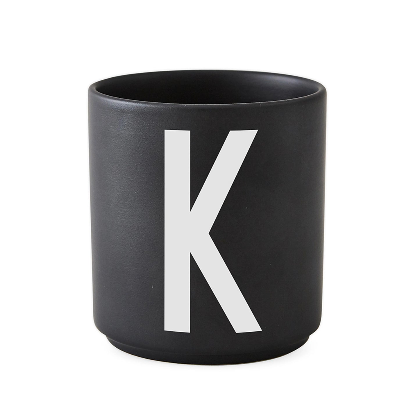 Design Letters Design Letters Cup Black K Design Letters