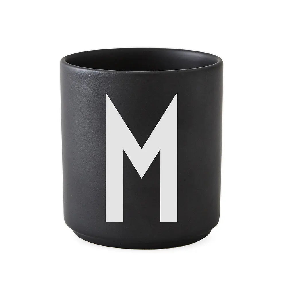 Design Letters Design Letters Cup Black M Design Letters