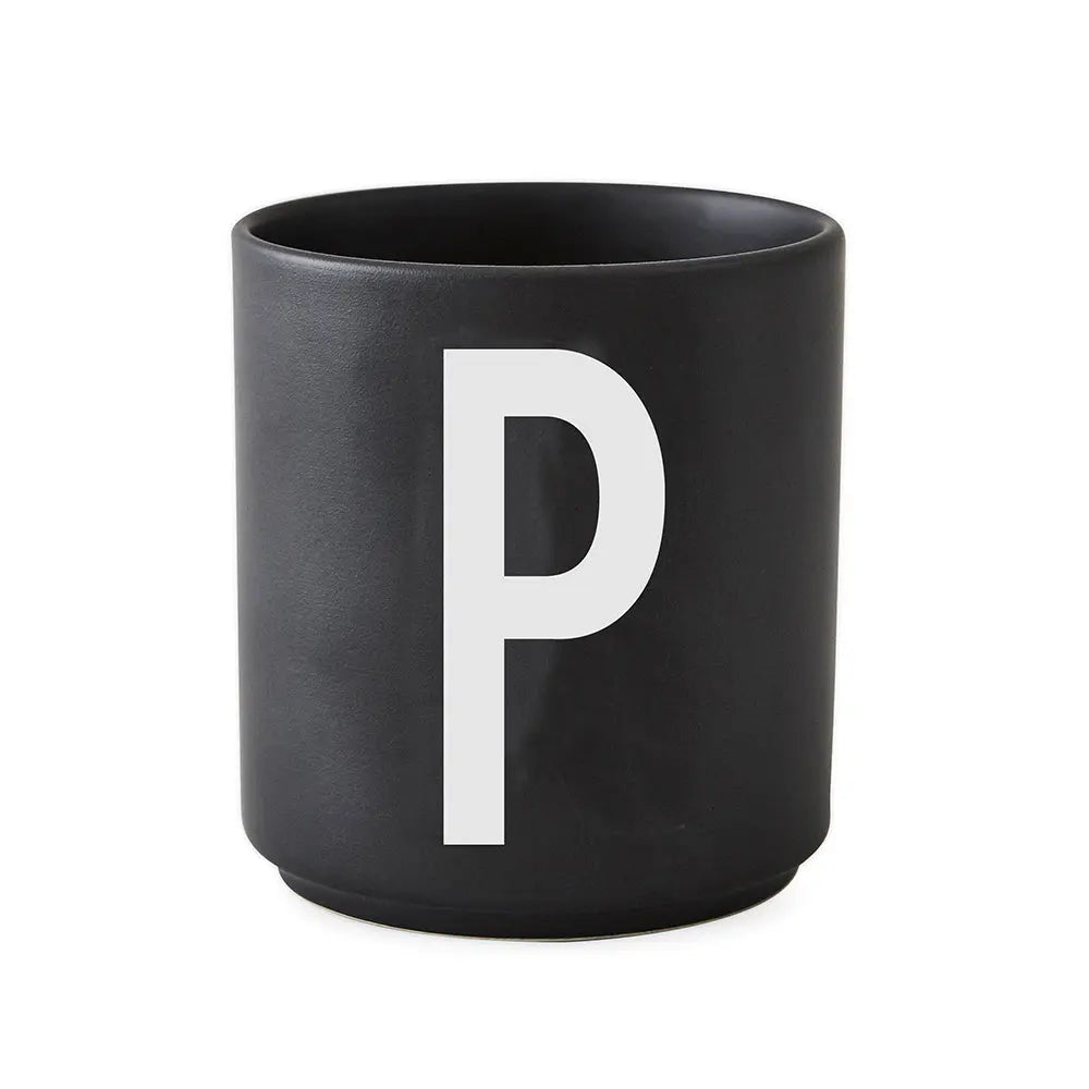 Design Letters Design Letters Cup Black P Design Letters