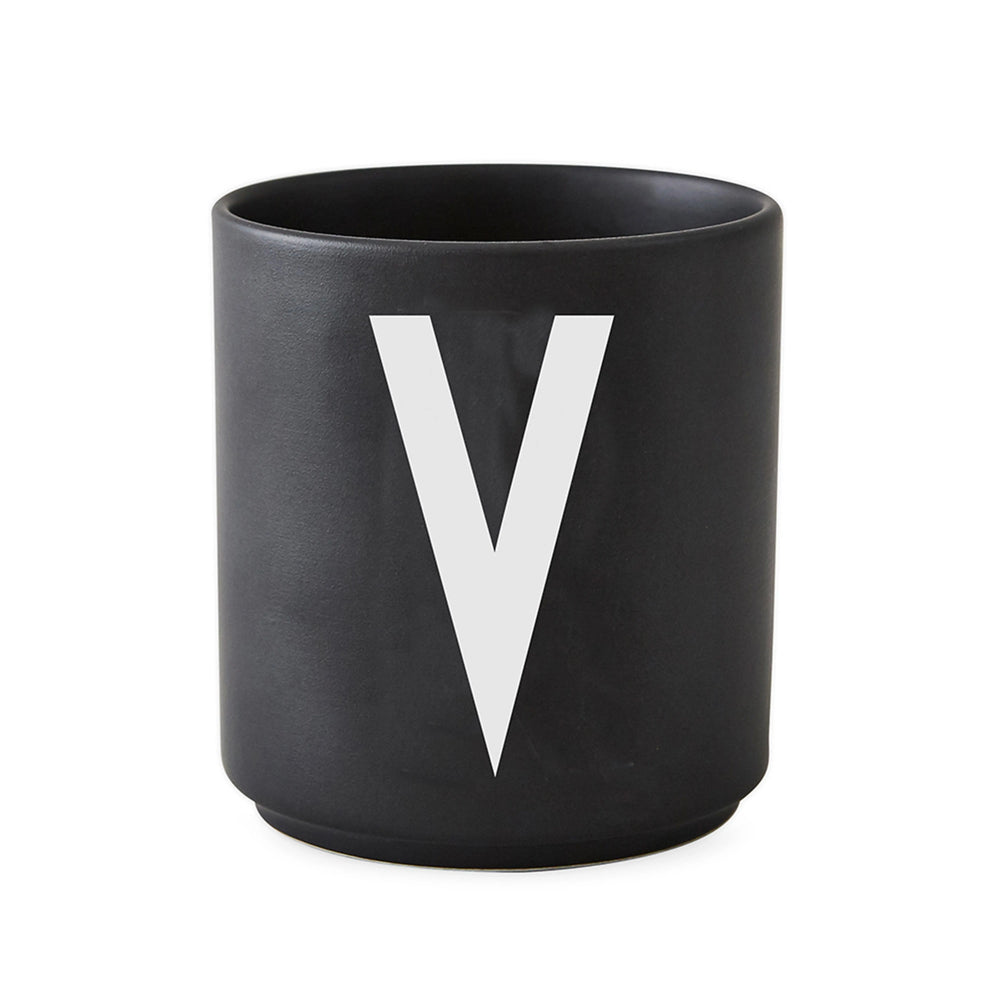 Design Letters Design Letters Cup Black V Design Letters