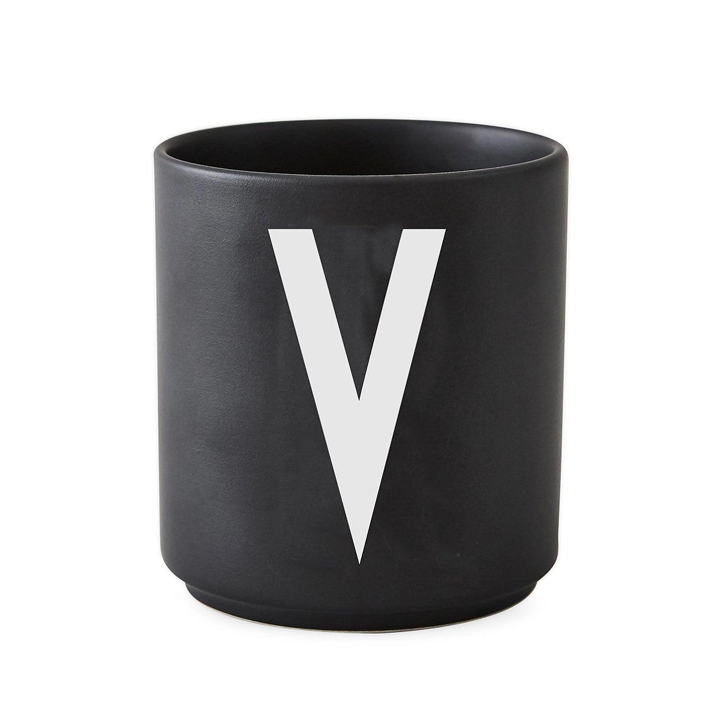 Design Letters Design Letters Cup Black V Design Letters