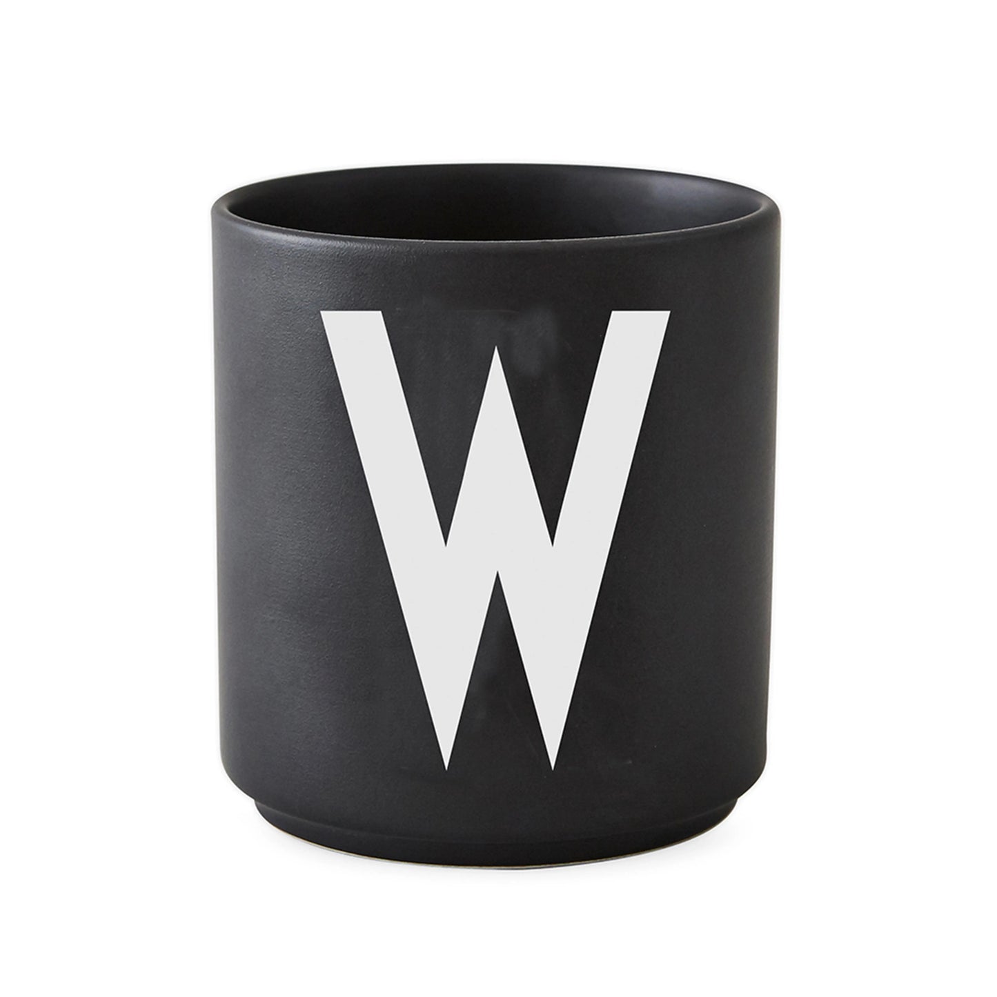 Design Letters Design Letters Cup Black W Design Letters