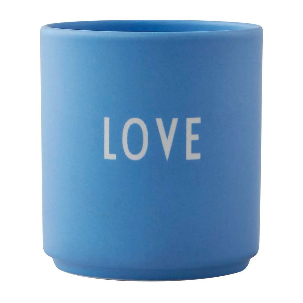 Design Letters Design Letters Favourite Cup 25 Cl Love-Sky Blue Design Letters