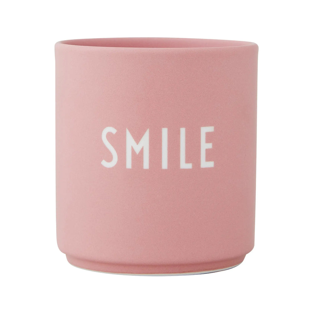 Design Letters Design Letters Favourite Cup 25 Cl Smile-Old Rose Design Letters