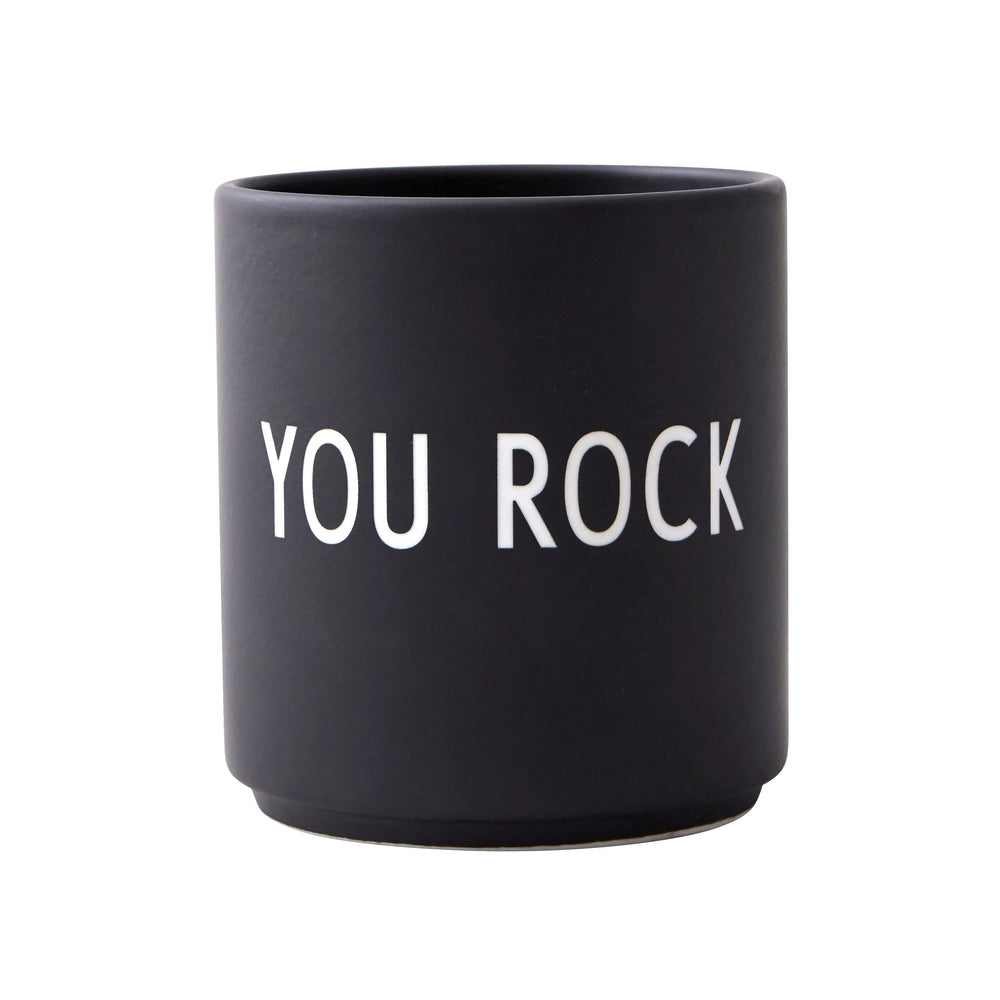 Design Letters Design Letters Favourite Cup 25 Cl You Rock-Black Design Letters