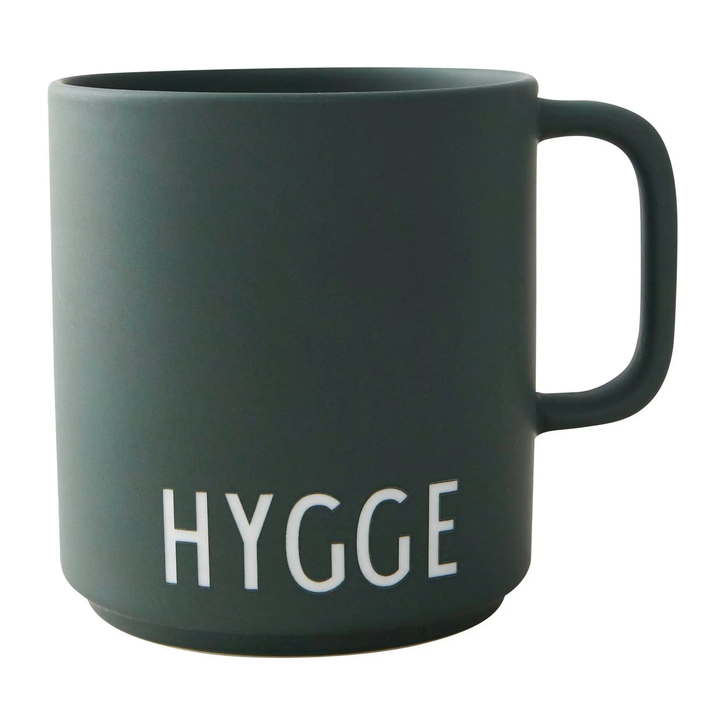Design Letters Design Letters Favourite Cup With Handle 25 Cl Hygge-Dark Green Design Letters