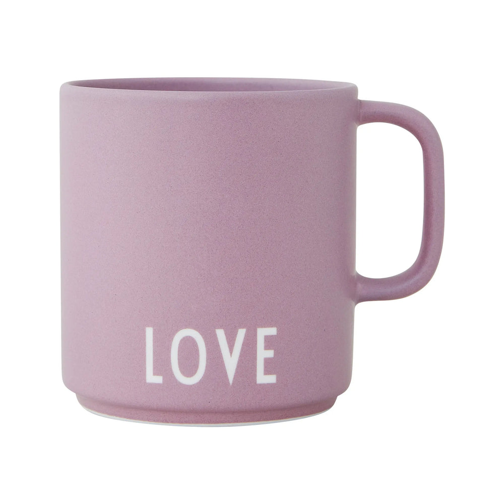 Design Letters Design Letters Favourite Cup With Handle 25 Cl Love-Lavender Design Letters