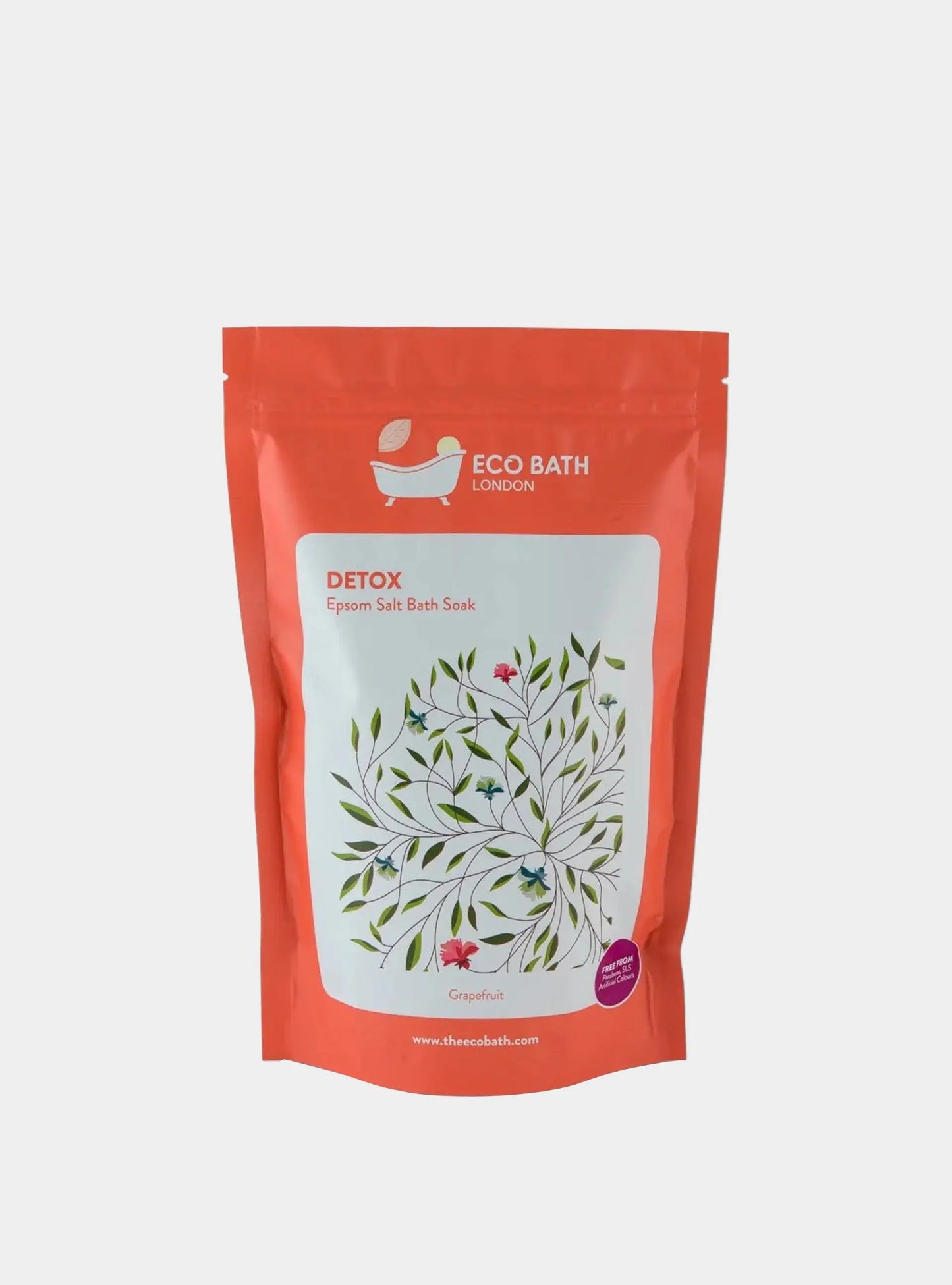 Detox Epsom Salt Bath Soak - Pouch | 500g & 1000g Eco Bath London