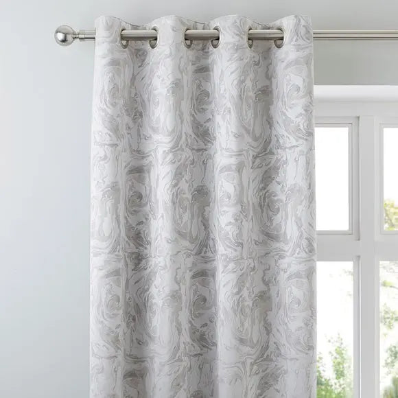Diablo Marble Eyelet Curtains Dunelm