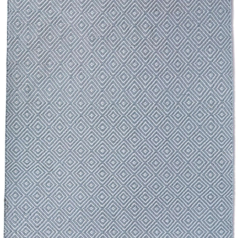 Diamond Denim Blue Hand-woven Rug The Rugs