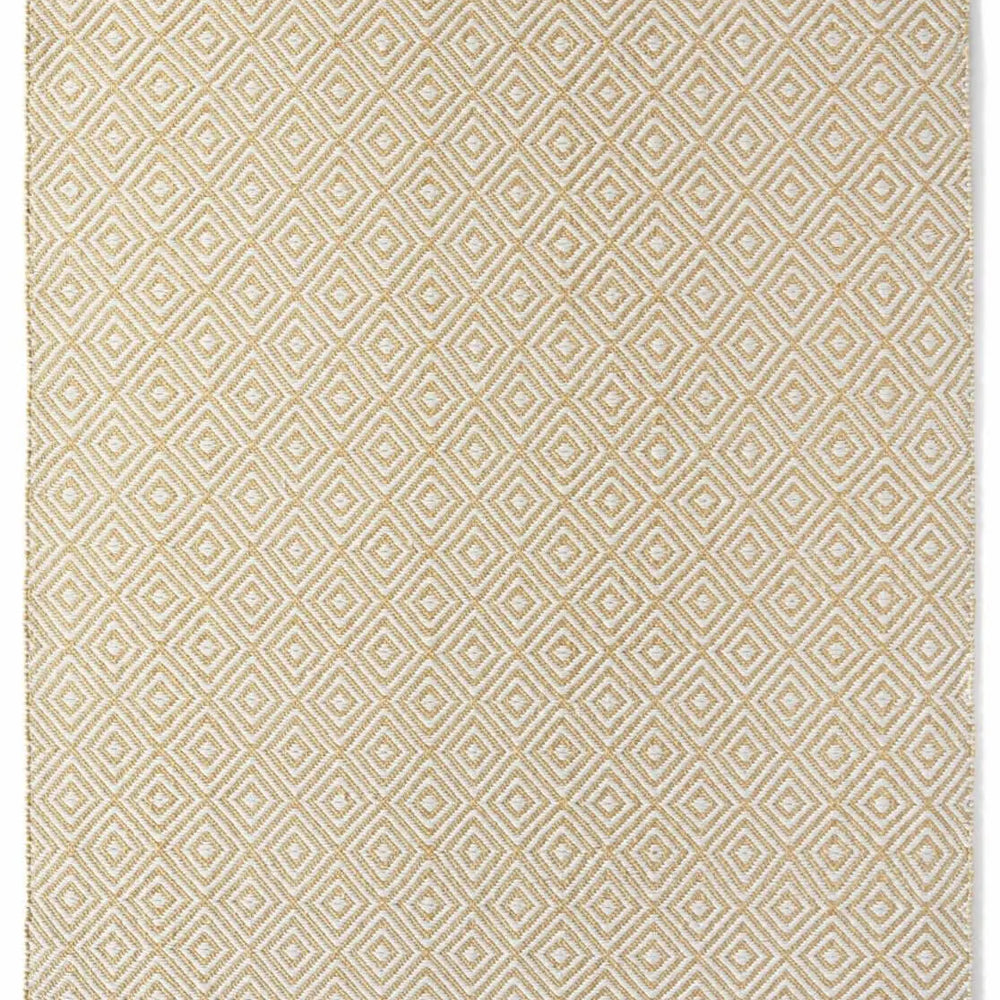 Diamond Gold Hand-woven Rug The Rugs