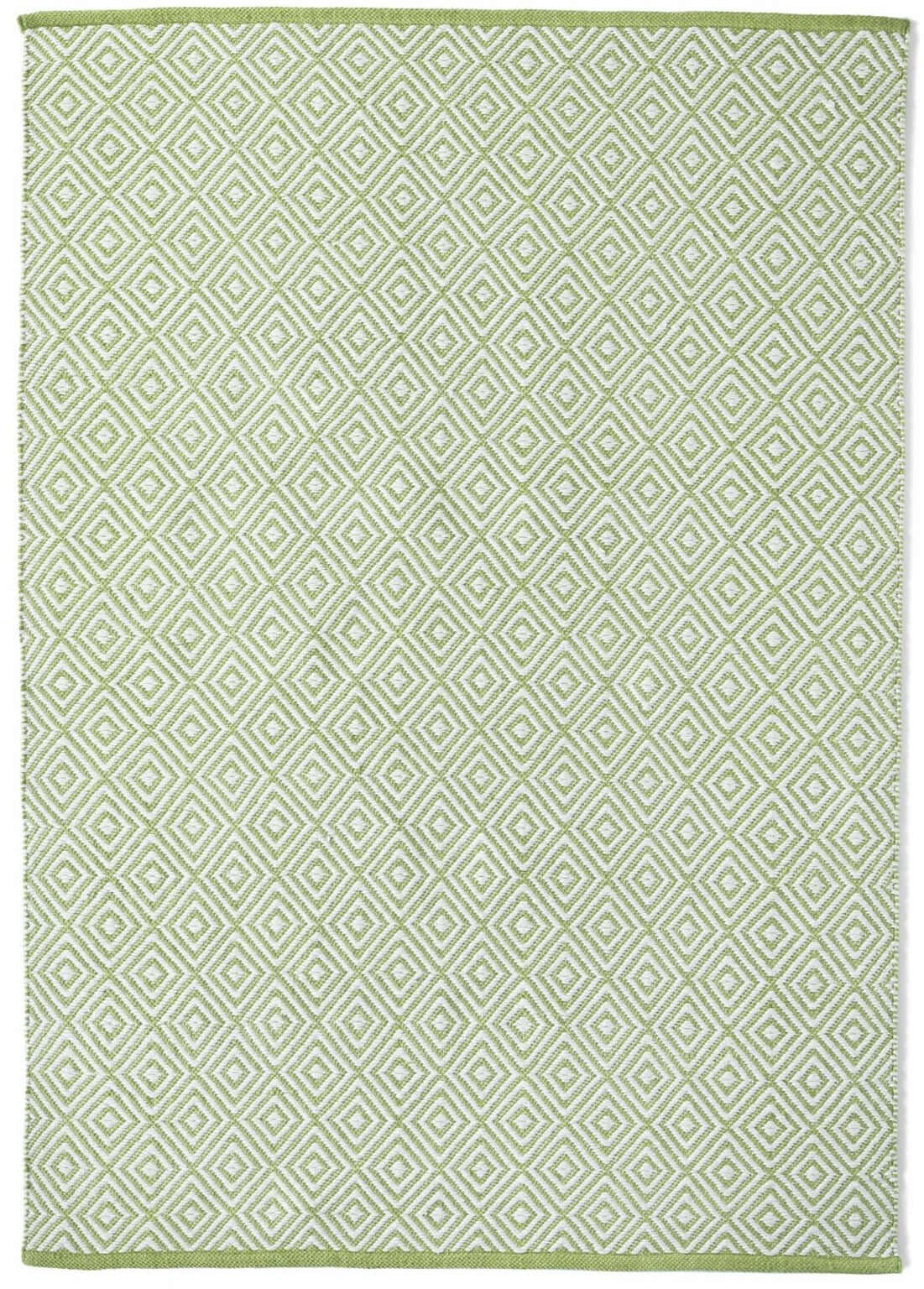 Diamond Green Hand-woven Rug The Rugs