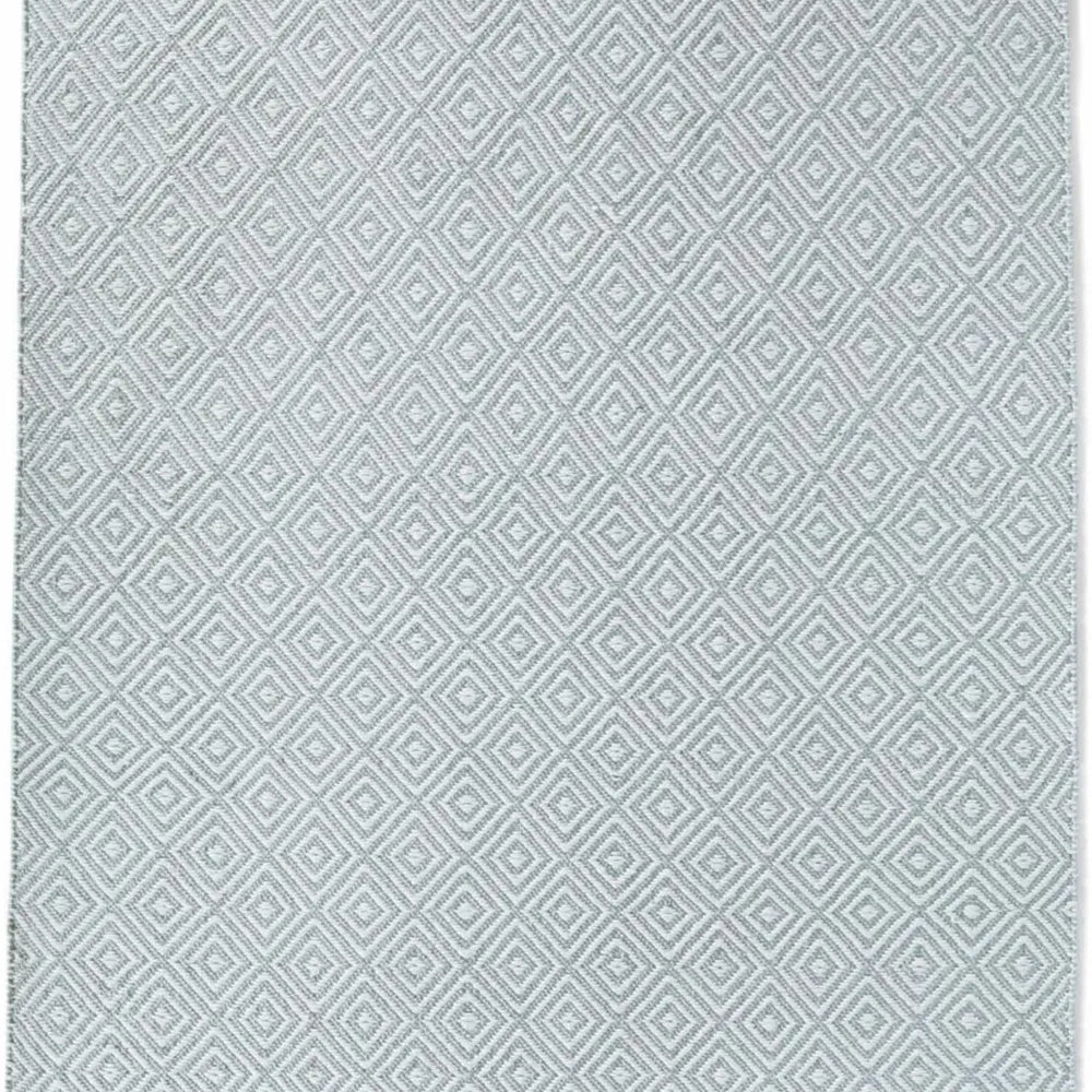 Diamond Sky Blue Hand-woven Rug The Rugs