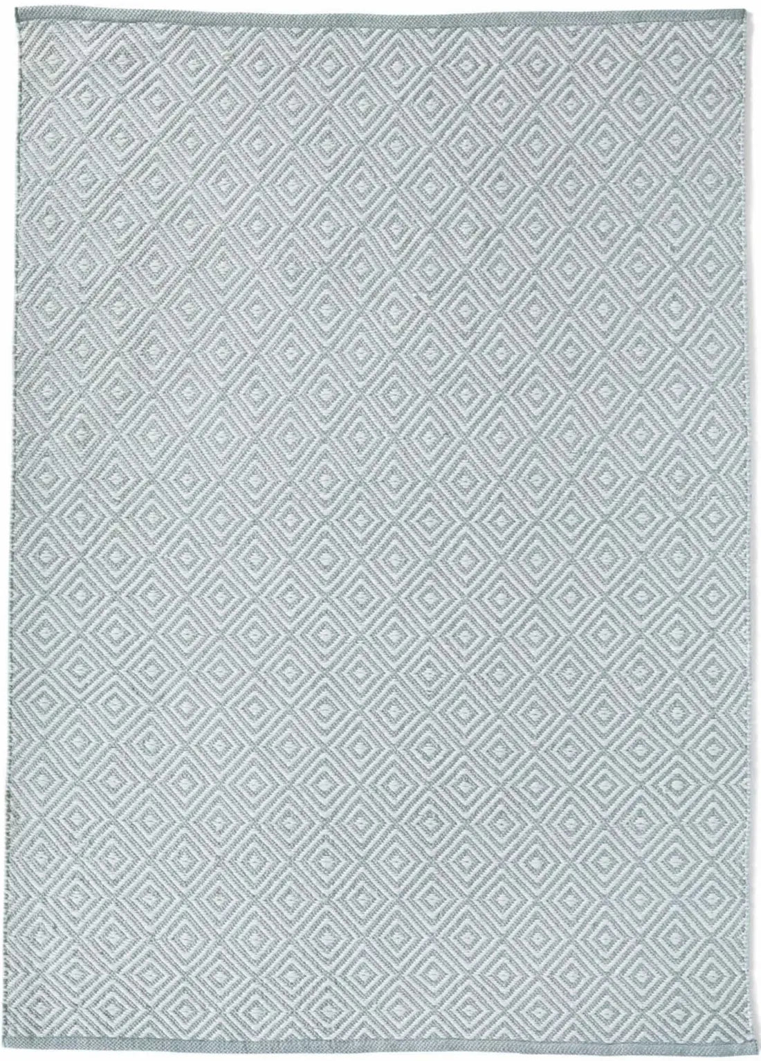 Diamond Sky Blue Hand-woven Rug The Rugs